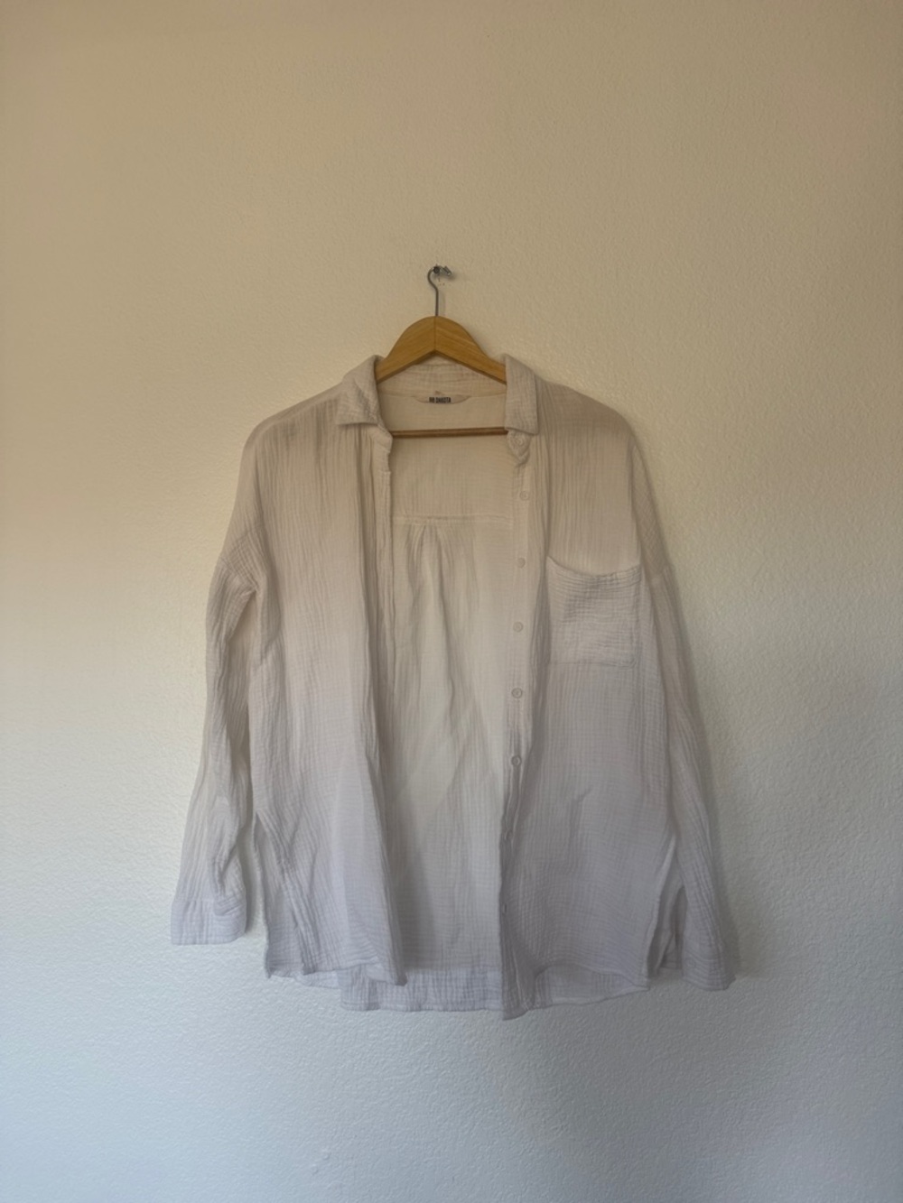 White button up top
